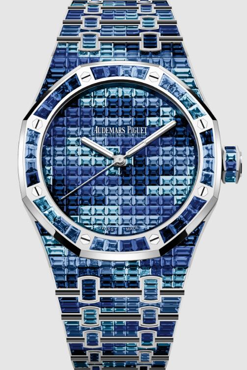 Review 15514BC.YY.1284BC.04 Audemars Piguet Royal Oak Self-Winding 41 Blue Camouflage replica watch